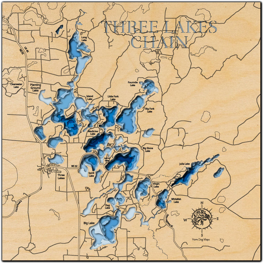 Three Lakes Chain (Oneida)