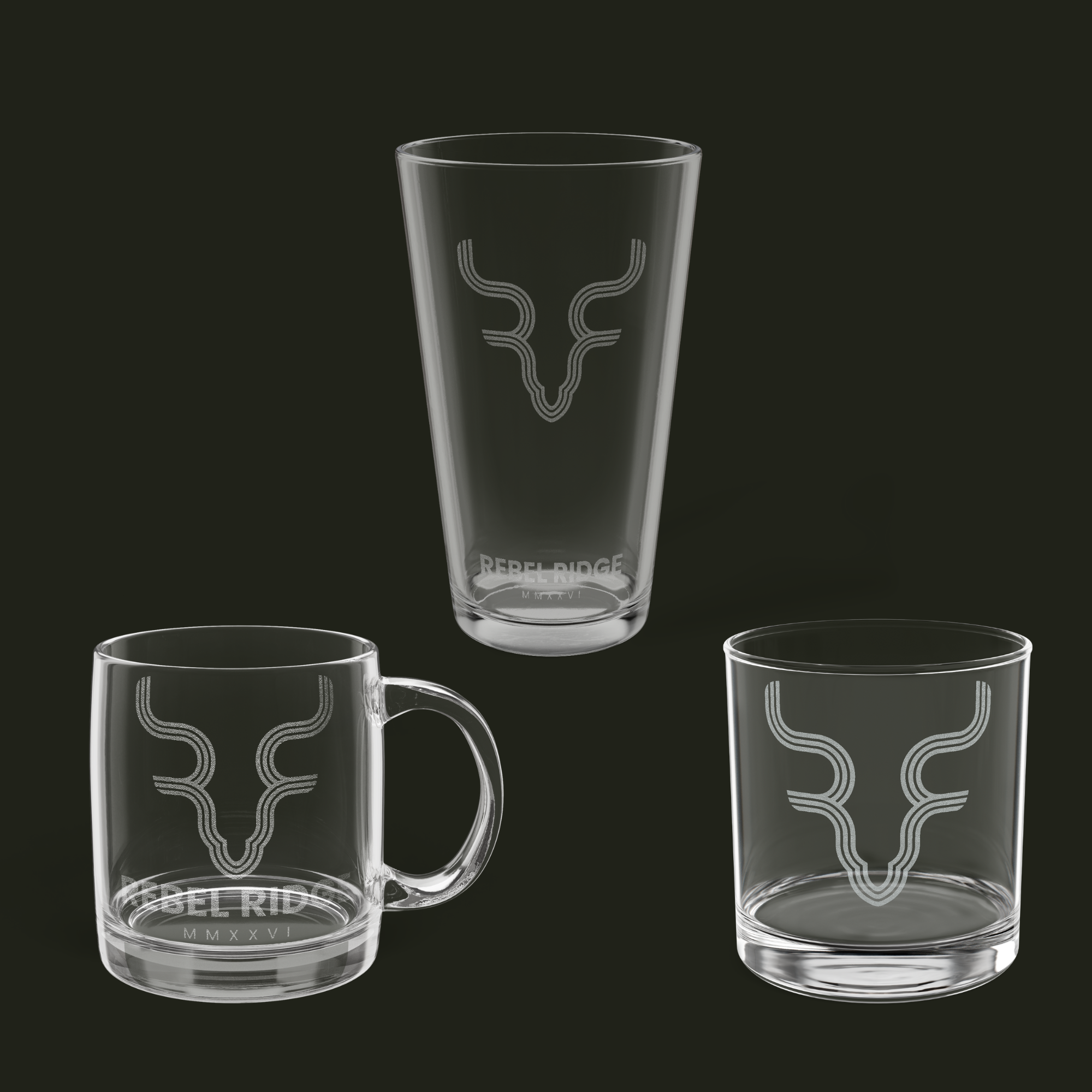The Ridge Daily Glassware Set