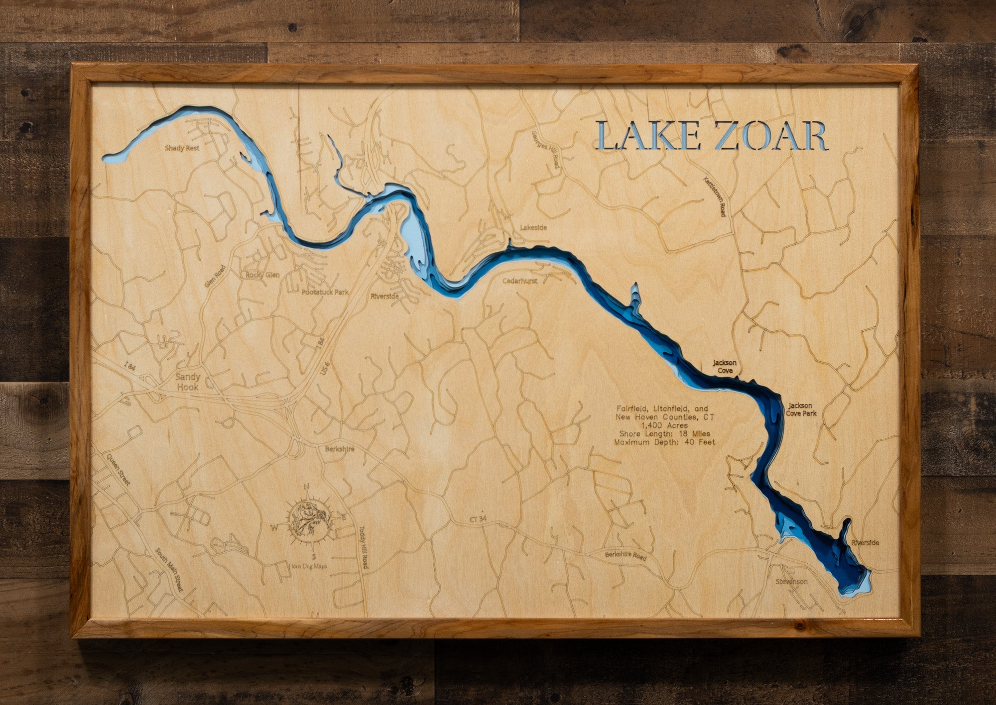 Lake Zoar (Fairfield, Litchfield, New Haven)